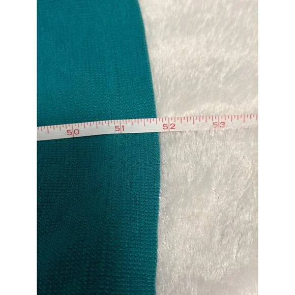 Claudia D Teal Sleeveless Maxi Dress With Button Detail Side Slits L - Picture 7 of 7